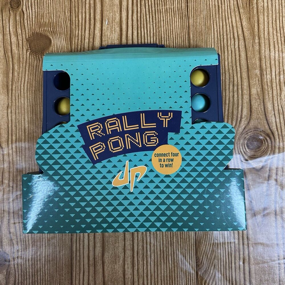 Rally Pong Tabletop Game Connect Four Style Bounce Ball Game Party Game Complete